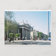 Dublin City centre, GPO & Millennium Spire