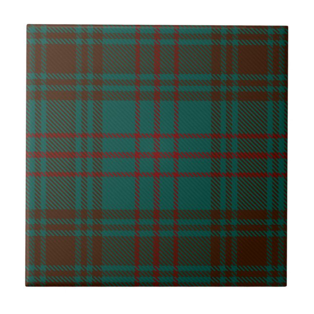 Dublin County Irish Tartan Tile (Front)