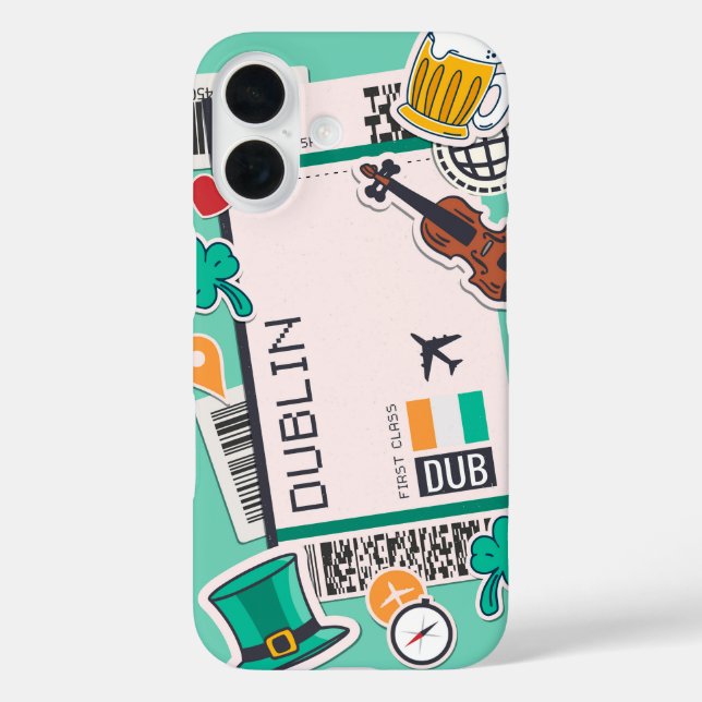 Dublin Dreams – Irish Travel Case-Mate iPhone Case (Back)