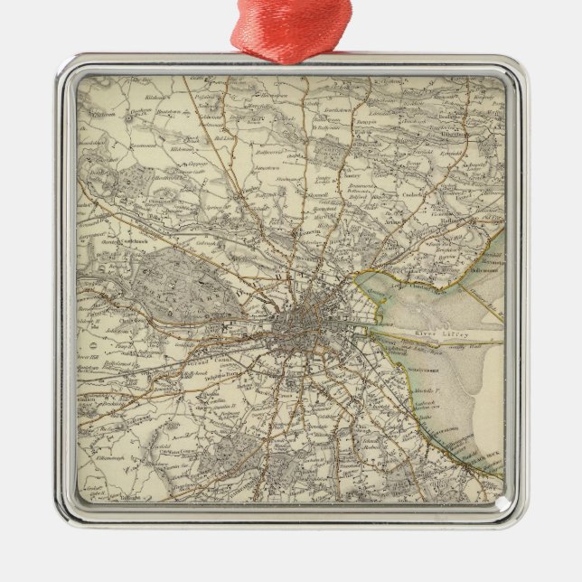 Dublin environments metal tree decoration (Front)