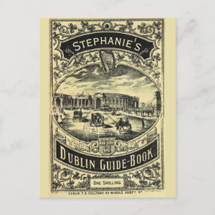 Dublin Guide Book Personalised Postcard