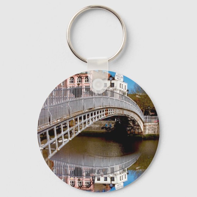 Dublin Halfpenny Bridge Key Ring (Front)