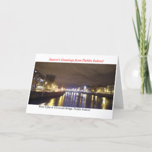 Dublin Ireland Christmas Card