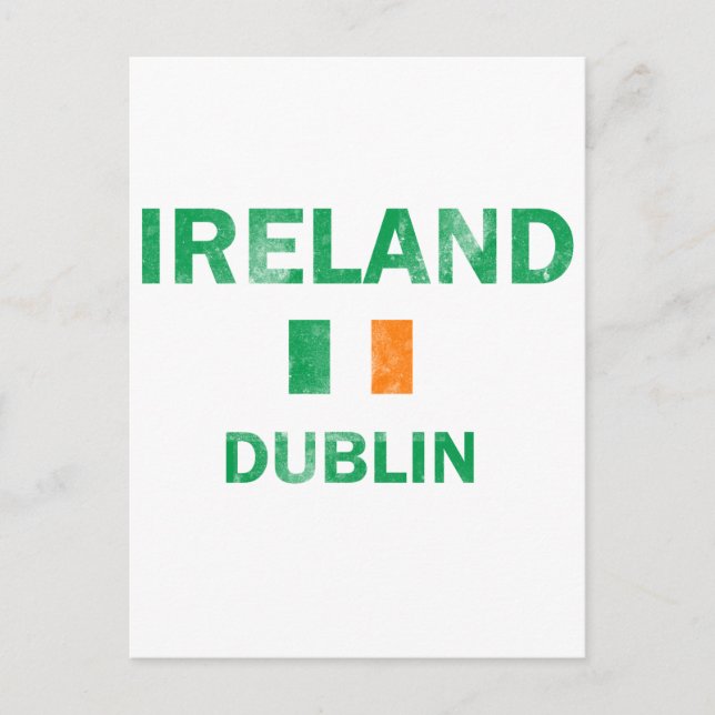 Dublin Ireland Designs Postcard (Front)
