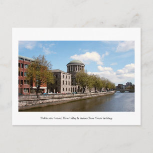 Dublin Ireland, Four Courts building Postcard