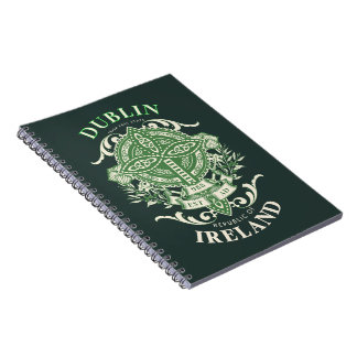 Dublin Ireland Irish Celtic Cross Notebook