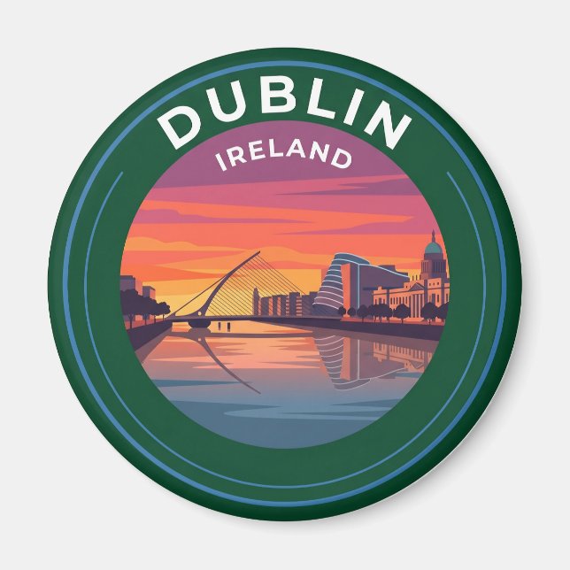 Dublin Ireland Magnet (Front)