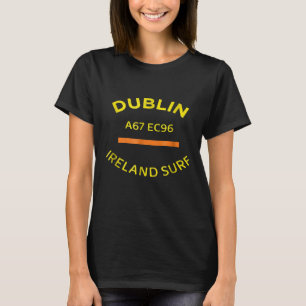 Dublin Ireland Surf graphic T-Shirt