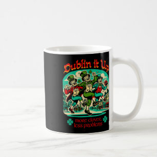Dublin It Up - Irish Leprechauns Dancing Coffee Mug