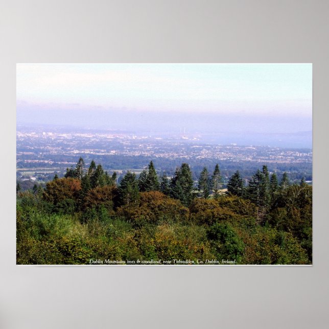 Dublin Mountains, Ireland landscape Poster (Front)