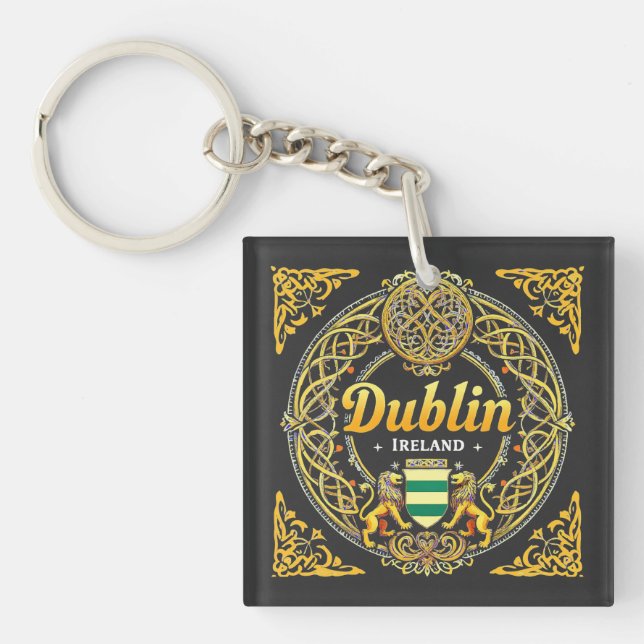 Dublin Republic of Ireland Key Ring (Front)