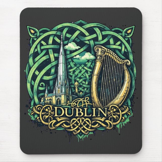 Dublin Republic of Ireland Mouse Pad (Front)