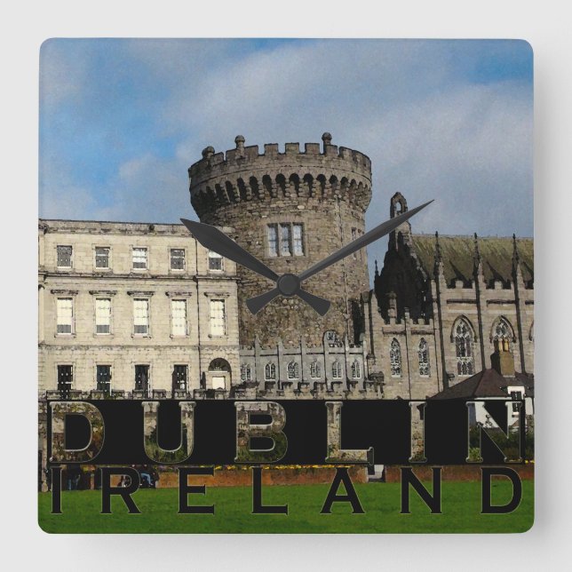 Dublin Square Wall Clock (Front)
