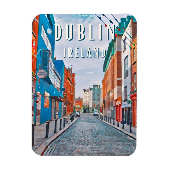Dublin, the city of Irish traditions Magnet (Vertical)