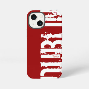 Dublin - Urban Style - Red And White iPhone 13 Mini Case