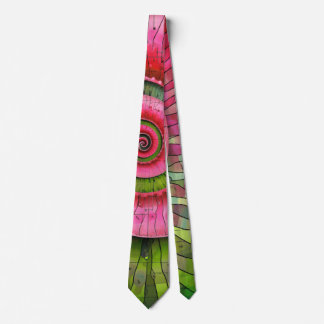 Dubman Designs: Glowing Pink and Green Fibonacci Tie
