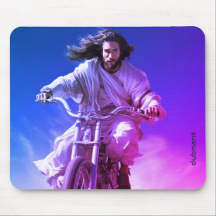 Dubman Does Design: Jesus on Wheels, Heaven sent Mouse Pad