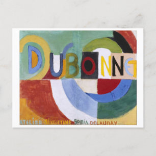 Dubonnet Sonia Delaunay Postcard