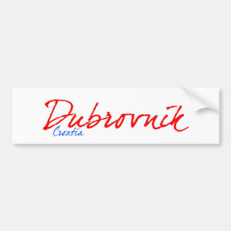 Dubrovnik Bumper Sticker