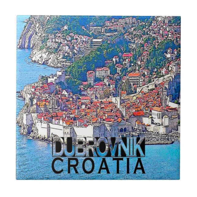 Dubrovnik Ceramic Tile (Front)