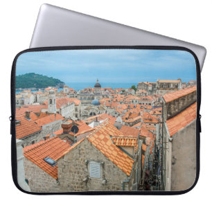 Dubrovnik city center laptop sleeve