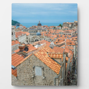 Dubrovnik city center plaque