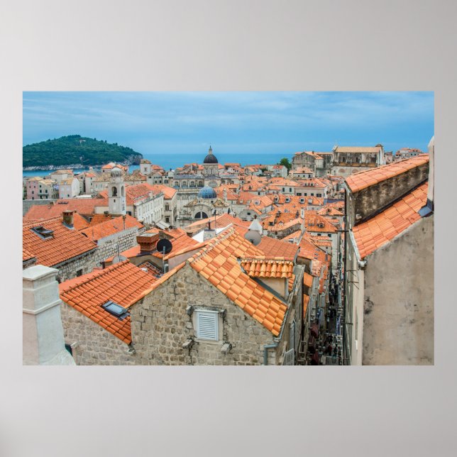 Dubrovnik city center poster (Front)