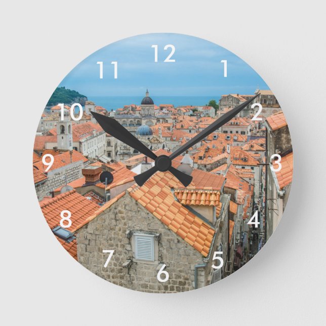 Dubrovnik city center round clock (Front)