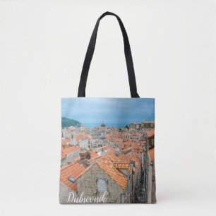 Dubrovnik city center tote bag