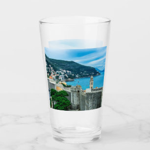 Dubrovnik city wall glass