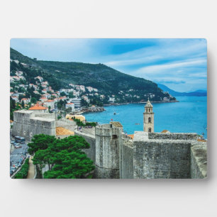 Dubrovnik city wall plaque