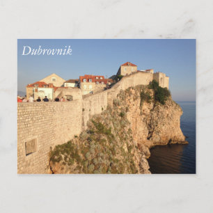 Dubrovnik City Walls Postcard