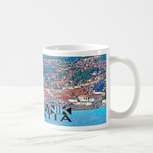 Dubrovnik Coffee Mug (Right)