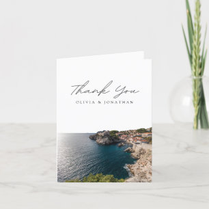 Dubrovnik Croatia Blank Thank You Card