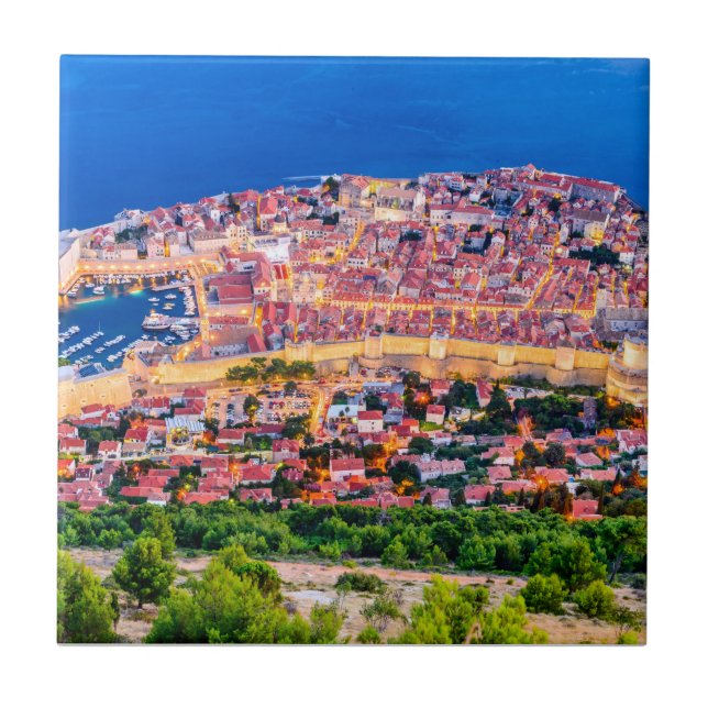 Dubrovnik Croatia Ceramic Tile (Front)