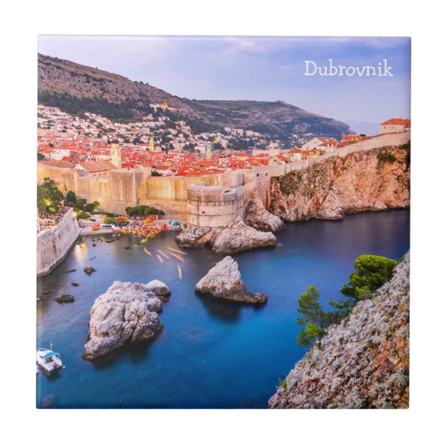 Dubrovnik Croatia Ceramic Tile (Front)