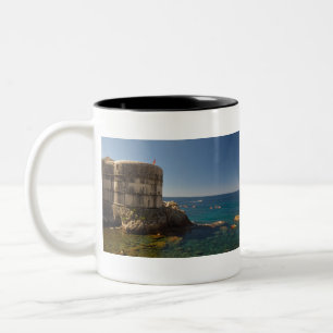 Dubrovnik, Croatia. Fort Bokar. Two-Tone Coffee Mug