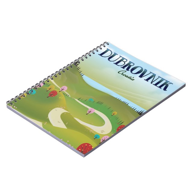 dubrovnik croatia landscape poster. notebook (Left Side)