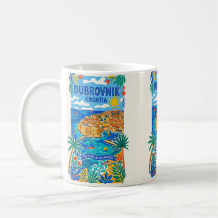 Dubrovnik, Croatia Pearl of the Adriatic Coffee Mug