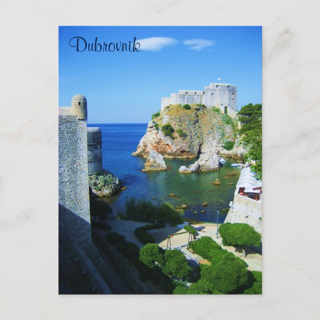Dubrovnik Croatia Postcard (Front)