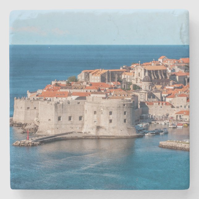 Dubrovnik, Croatia Stone Coaster (Front)