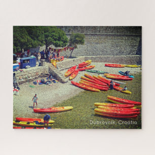 Dubrovnik Croatia West Wall Holiday Jigsaw Puzzle