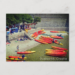 Dubrovnik Croatia West Wall Holiday Postcard