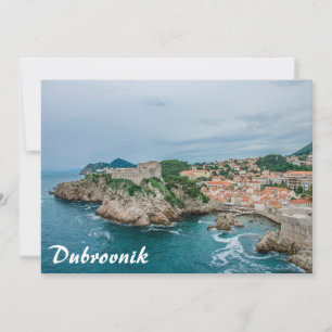 Dubrovnik harbor and city center