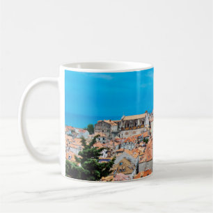 Dubrovnik historic center coffee mug