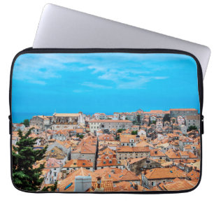 Dubrovnik historic center laptop sleeve