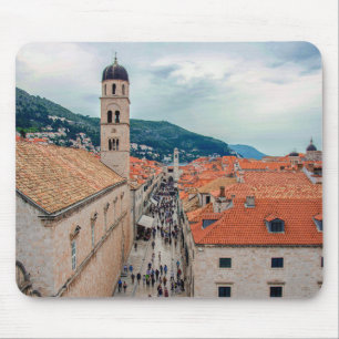 Dubrovnik main street, Croatia Mouse Pad