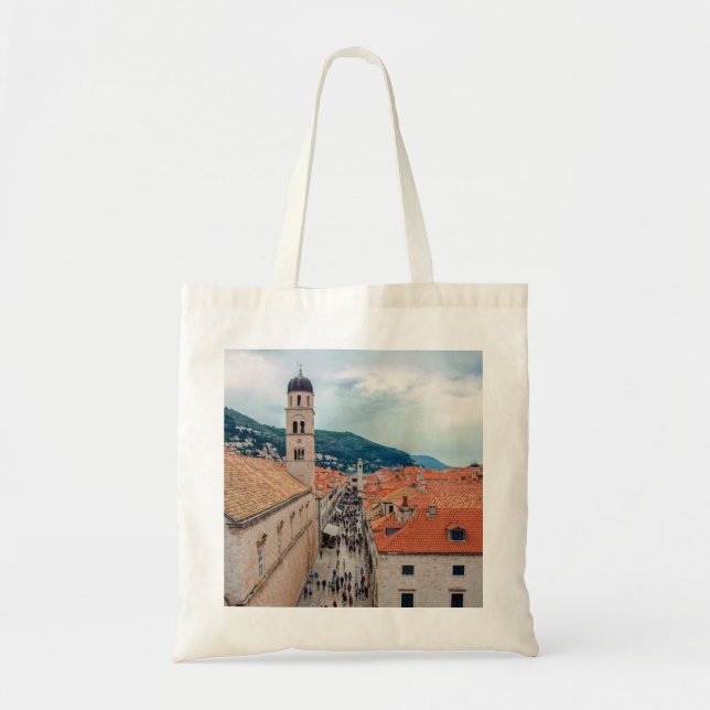 Dubrovnik main street, Croatia Tote Bag (Front)