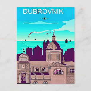Dubrovnik Travel Postcard