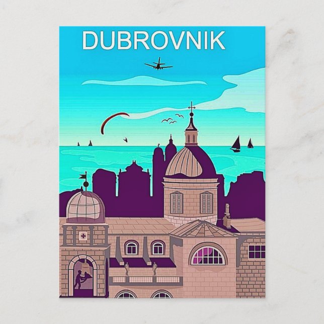Dubrovnik Travel Postcard (Front)